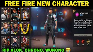 ❌No Alok, No wukong, No chrono, 🚫 || New character is coming || free fire updates telugu