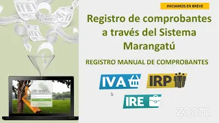 Webinar - Registro Manual de Comprobantes a través del Sistema Marangatu