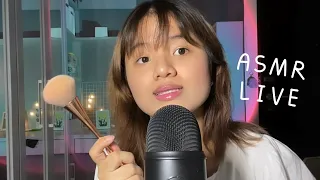 🔵 ASMR LIVE | อ่านคอมเมนต์ + ทำเสียง triggers ♡ asmr thai