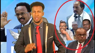 MW XASAN SHEEKH & SAAXIIBADII OO LA YAABAN SABABTA FARMAAJO UU KU DIIDAY KU BIIRIDA MUCAARADKA XAMAR