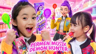 SAMANTHA AUDREY BORONG PERMEN MUSIK LOLIPOP SPESIAL KPOP DEMON HUNTER 🍭 ADA LAGU HUNTRIX 🎶