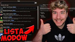 Jakich MODÓW używam w MINECRAFT 1.17.1
