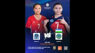 CAVA Women’s League 2026 | Day 2 | Match 3 Nepal PC (NEP) VS Humo VC (UZB)