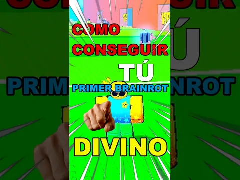 COMO CONSEGUIR BRAINROTS DIVINOS ROBLOX 😜 #roblox