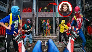 CHẠY TRỐN KHỎI Lớp Học ĐÁNG SỢ!! Các Siêu Nhân Nhện Đều Biến Thành QUÁI VẬT + POV Sinh Tồn