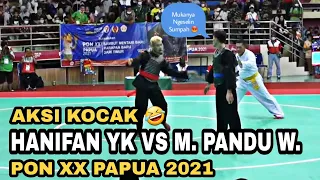 Aksi Kocak 🤣 Hanifan YK (JABAR) VS M. Pandu W. (JATIM) PON XX PAPUA 2021