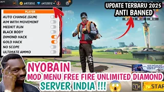 OMG😱 NYOBAIN MOD MENU FREEFIRE VERSI SULTAN - DIAMOND NYA UNLIMITED CUY !!