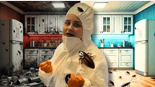 WARNING : Don't Watch If You Hate Cockroaches | Extreme Clean