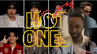 WATCH WITH ME: BTS (방탄소년단) On Hot Ones Reaction "C'MON WING!!"