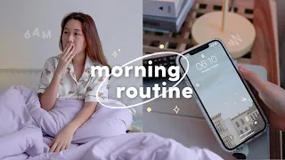 6AM Morning Routine☁️ ตื่นเช้าแบบนี้ ทำอะไรบ้าง? Peanut Butter