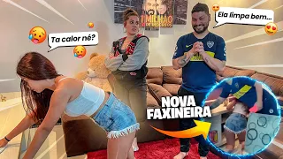 CONTRATEI UMA FAXINEIRA GOST0SA!
