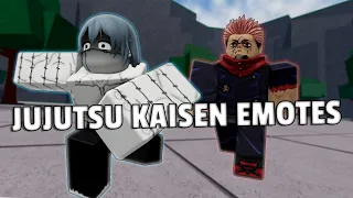 New JJK EMOTES in The Strongest Battlegrounds
