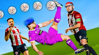PARTIDA DE FUTEBOL EXTREMO com YOUTUBERS ! ( TEAM KAZZIO vs TEAM D4RKFRAME )