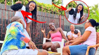 Expose Image Infront Of People Him Wearing Lace Wig**he got mad**
