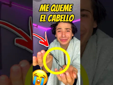 ME QUEME EL CABELLO😱😭💔. PARTE 2????😭💔#shortsviral