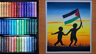 Menggambar tema palestina | Pray for palestine🇵🇸