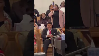 This baby been around only old church folks. 😂