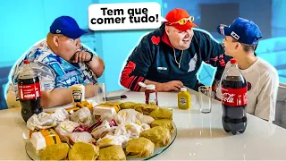 DISPUTA DO LANCHE, MAUMAU E O GORD@O COMERAM MAIS DE 20 BIGMAC !