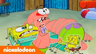 SpongeBob | AFLEVERING IN 5 MIN | SpongeBob en Patrick hebben een TWEELING! | Nickelodeon Nederlands