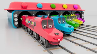 Pre-School Colors || Toy Trains For Toddlers