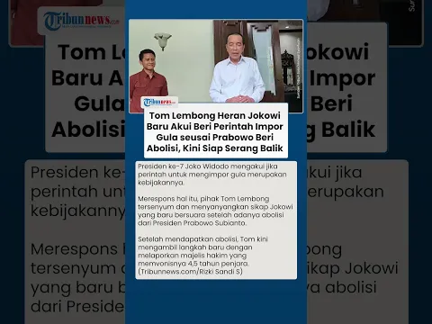 Senyum Tom Lembong seusai Jokowi Akui Beri Perintah Impor Gula, Kini Balik Melawan Laporkan Hakim