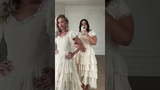 Mia Dress in Champagne Try-On Video XS & XL