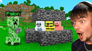 OSZUKUJĘ MOICH PRZYJACIÓŁ JAKO MOBY w Minecraft! (śmieszne)