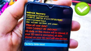 طريقة صحيحة لفورمات هواتف سامسونج جديدة all hard reset samsung a12 2021