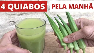 BEBA ÁGUA DE QUIABO e vai te surpreender como irá transformar a sua saúde!!