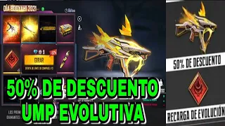 50% DE DESCUENTO UMP EVOLUTIVA | 50 DE DESCUENTO RULETA MAGICA CUANTOS DIAMANTES SE GASTAN GIROS