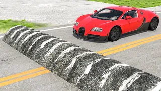Cars vs Massive Speed Bumps #1 – BeamNG.Drive