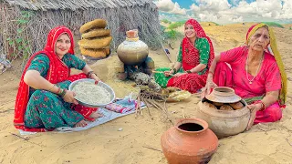 दादी ने मटके में कर दिया धमाल ! 😲 🛖 Rajasthani village Matka Dhokla | dadi cooking challenge