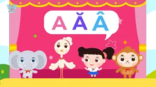 A Ă Â | Học Bảng Chữ Cái ABC qua bài hát | ABC Song | Bé Học Tiếng Việt | Voi TV