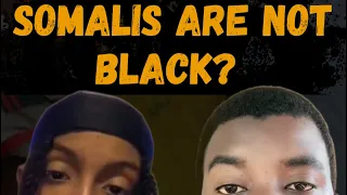 Somalis are not Black?