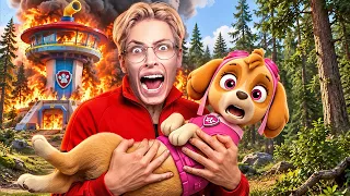 МОЙ ДРОН НАШЕЛ ЩЕНЯЧИЙ ПАТРУЛЬ В ЛЕСУ!!!