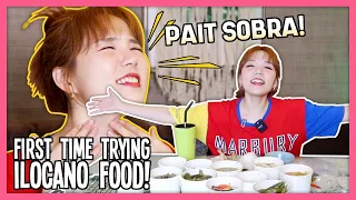 KOREAN REACTS TO ILOCANO FOOD! // DASURI CHOI