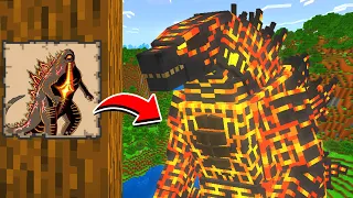 TUDO QUE EU DESENHAR APARECE NO MINECRAFT GODZILLAS!!!