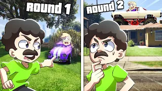 Hide And Seek But The Cars Get BIGGER In GTA 5!