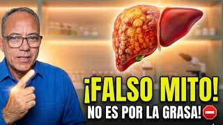¡El HÍGADO GRASO no es por comer grasa!