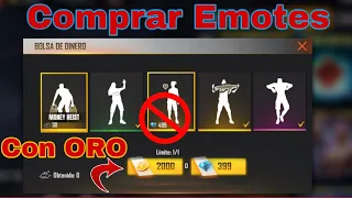 Como Comprar✔️ Todos Los Emotes Con ORO