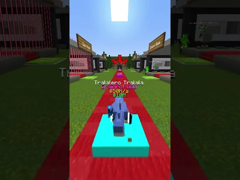 Speed walk Obby and the End is Crazy 💀 #minecraft #italianbrainrot #brainrot
