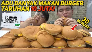 TERLALU GILA INI COK - ADU MUKBANG 30 BURGER SAMA @DonkeyBARBAR YG KALAH TRANSFER 10 JUTA BOSS ‼️