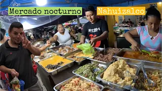 Mercadito nocturno de Nahuizalco