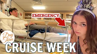 Caribbean New Year's CRUISE Vacation 2023 | Day 3: Katie Rushes Brennan to the Hospital on NYE