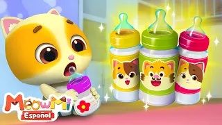 Apendamos a Cuidar al Bebé | Canciones Infantiles | MeowMi Family Show Español🐱