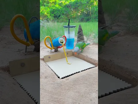 Unique Creativity Parrot Trap #shorts