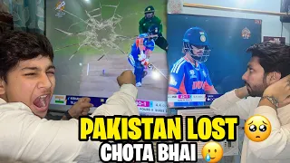 Chote bhai ne tv torne ke koshish ke | Pakistan lost match | Tv Break in pakistan 