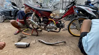 Ganti Knalpot SLEEP ENGINE bebasan