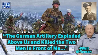 WWII Veteran Describes Seeing Friends Blown Up During His First Time in Combat...