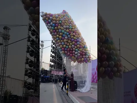 all the balloons went to waste||#shorts
